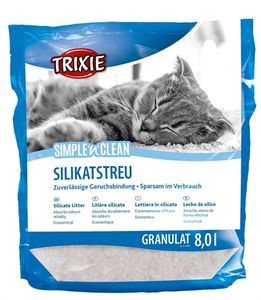 TRIXIE SIMPLE'N'CLEAN GRANULAAT SILICAATSTROOISEL 4X8 LTR