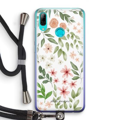 Botanical sweet flower heaven: Huawei P Smart (2019) Transparant Hoesje met koord