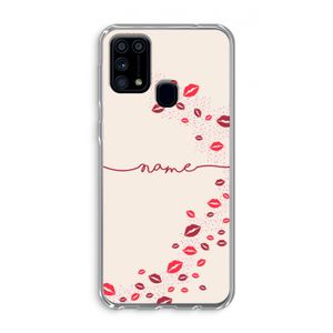 Kusjes: Samsung Galaxy M31 Transparant Hoesje