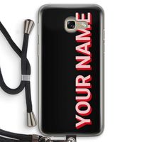 Namecase: Samsung Galaxy A5 (2017) Transparant Hoesje met koord