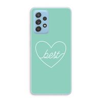 Best heart pastel: Samsung Galaxy A73 Transparant Hoesje
