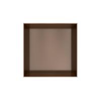Hotbath &MORE Inbouwbox of inbouwnis - 30x30x10 - frameless - Tuscan bronze BOX030FTB