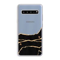 Gouden marmer: Samsung Galaxy S10 5G Transparant Hoesje