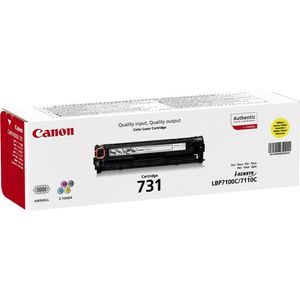 Canon 731 tonercartridge 1 stuk(s) Origineel Geel