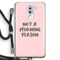 Morning person: Honor 6X Transparant Hoesje met koord