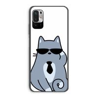 Cool cat: Xiaomi Redmi Note 10 5G Transparant Hoesje