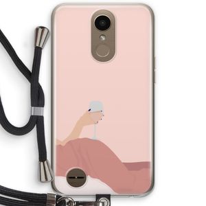 Wine: LG K10 (2017) Transparant Hoesje met koord