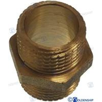 GS30150 - 3/8" Messing draadfitting dubbel nippel