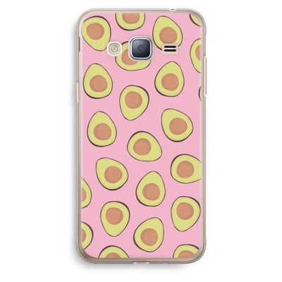 Dancing avocados: Samsung Galaxy J3 (2016) Transparant Hoesje