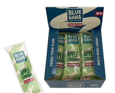 Blue Nana reep energy apple cinnamon 55gr ds a 12