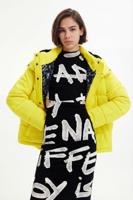 Padded jack met textuur - YELLOW - XS