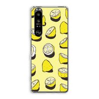 When Life Gives You Lemons...: Sony Xperia 1 III Transparant Hoesje