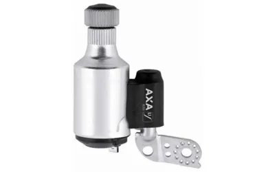 Dynamo AXA 8201 links met stalen loopwiel - Zilver
