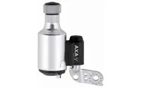 Dynamo AXA 8201 links met stalen loopwiel - Zilver