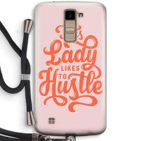 Hustle Lady: LG K10 (2016) Transparant Hoesje met koord