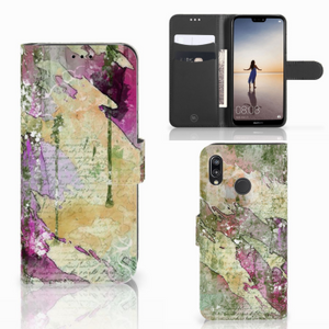 Hoesje Huawei P20 Lite Letter Painting