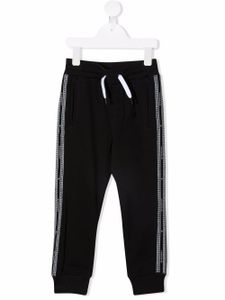 Givenchy Kids pantalon à lien de resserrage - Noir