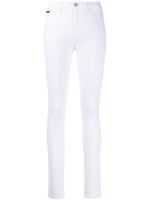 Philipp Plein jean skinny à taille haute - Blanc