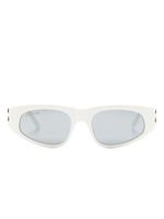 Balenciaga Eyewear lunettes de soleil Dynasty à monture en D - Blanc