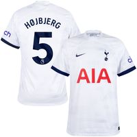 Tottenham Hotspur Shirt Thuis 2023-2024 + Højberg 5 - thumbnail