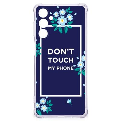 Samsung Galaxy M54 Anti Shock Case Flowers Blue DTMP Samsung Galaxy M54 Anti Shock Case Flowers Blue DTMP
