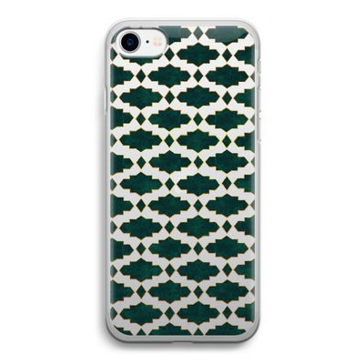 Moroccan tiles: iPhone SE 2020 Transparant Hoesje