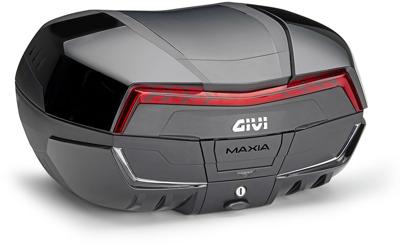 GIVI V58 Maxia 5 Monokey Topkoffer, Topkoffers en zijkoffers voor de moto, rode reflectoren