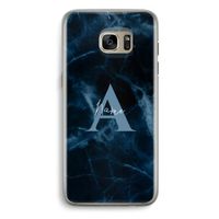 Midnight Marble: Samsung Galaxy S7 Edge Transparant Hoesje