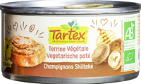 Tartex Vegetarische Paté Champignons Shiitaké