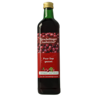 Cranberrysap gezoet bio 750 Milliliter