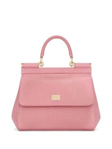 Dolce & Gabbana petit sac à main Sicily imprimé - Rose