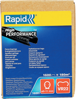 Rapid hekwerk hogringen vr22 | 1.600 stuks | zwart - 40017338