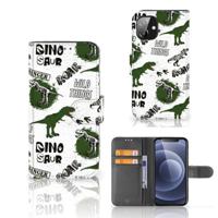 Telefoonhoesje | Met pasjeshouder | voor Apple iPhone 12 Mini Dinosaurus
