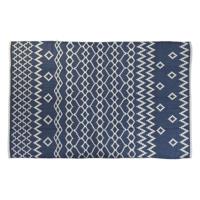 Tapijt DKD Home Decor Blauw Wit Arabisch (120 x 180 x 1 cm)