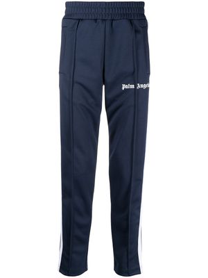 Palm Angels pantalon de jogging à logo imprimé - Bleu