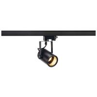 SLV Zwarte railEuro Spot 3-fase GU10 - 153850