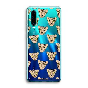 Tijger: Huawei P30 Transparant Hoesje