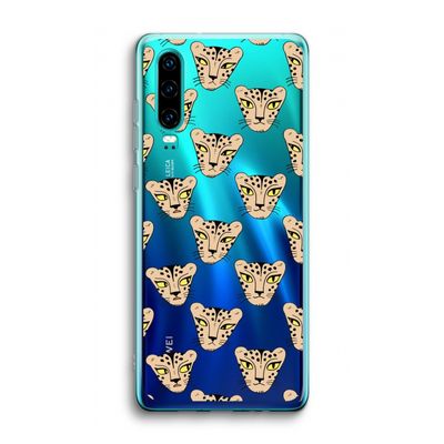 Tijger: Huawei P30 Transparant Hoesje