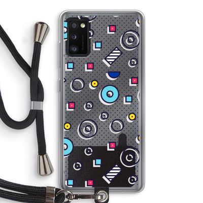 8-bit N°9: Samsung Galaxy A41 Transparant Hoesje met koord