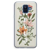 Hello bloemen: Samsung Galaxy A6 (2018) Transparant Hoesje
