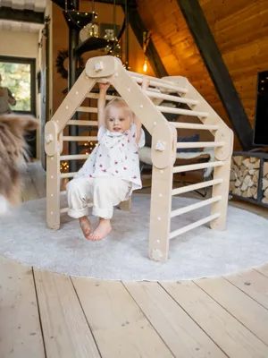 Multifunctioneel houten klimrek Multifunctioneel houten klimrek