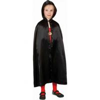Verkleed cape Venitiaans - zilver - voor kinderen - one size - Carnaval verkleed accessoires