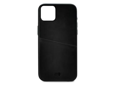 Senza Senza Pure Leather Cover with Card Slot Apple iPhone 14 Plus Deep Black