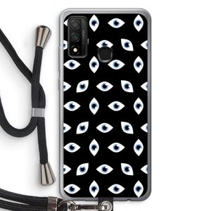 Eyes pattern: Huawei P Smart (2020) Transparant Hoesje met koord