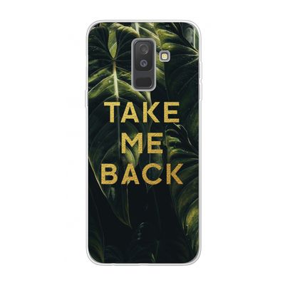 Take me back: Samsung Galaxy A6 Plus (2018) Transparant Hoesje