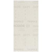 Bosch Accessories EXPERT M480 2608900749 Schuurnet voor vlakschuurmachine Ongeperforeerd Korrelgrootte (num) 240 (l x b) 186 mm x 93 mm 10 stuk(s)