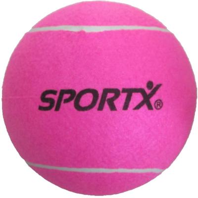 Sportx Jumbo Tennisbal - XXL - roze - 22 cm - buiten spelen - speelgoed