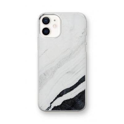 Elegante marmer: iPhone 12 mini Transparant Hoesje