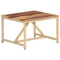 Bijzettafel 60x60x40 cm massief hout