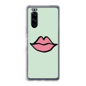 Kusje: Sony Xperia 5 Transparant Hoesje